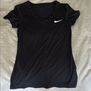 Nike Women's Black V-Neck Top